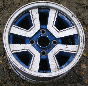 82-85 TOYOTA CELICA 14x7 Dished Grooved Dbl 4 Spoke VARIOUS COLORS