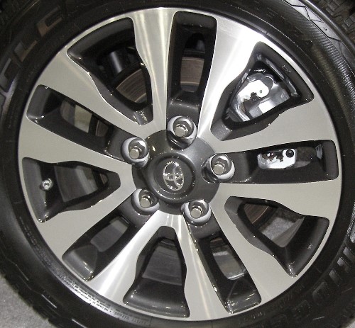 17-22 TOYOTA SEQUOIA LIMITED 20x8 Flat Flared Carved Double 5 Spok B MACHINE/CHARCOAL