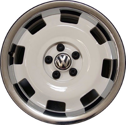 12-18 VOLKSWAGEN BEETLE 17x7 Deep 8 Slot without Trimring B WHITE, OPTION F34
