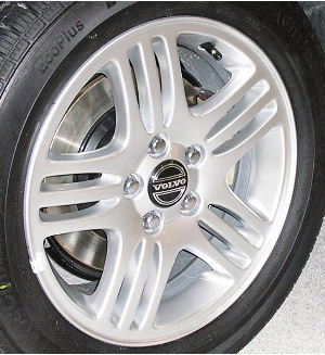 04-06 VOLVO S80 2.5T 16x7 Double Slotted 5 Spoke SILVER EUROS