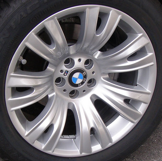 07-13 BMW X5 XDRIVE30I 19x10 Grooved Paired 14 Spoke SILVER ST 223 -REAR