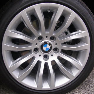 12-15 BMW X1 XDRIVE28I 18x8 Bowed Paired 14 Spoke SILVER STYLE 321