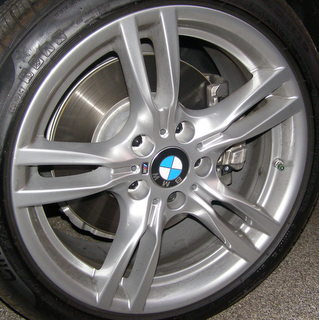 14-19 BMW 428I/430I/435I/440I 18x8 Thin Arched Double 5 Spoke SILVER ST 400 FRONT