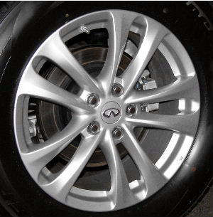 09-13 INFINITI FX35/FX37 LIMITED 18x8 Contoured Paired 10 Spoke SILVER