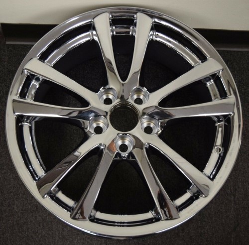 06-09 LEXUS IS250/IS350 18x8 Flared Thin Double 5 Spoke CHROME FRONT