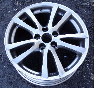 06-09 LEXUS IS250/IS350 18x8 Flared Thin Double 5 Spoke B SMOKE BRILLNT FRONT