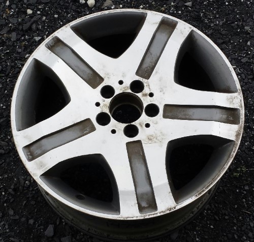 10 MERCEDES CL600 18x8.5 5 Wide Grooved Creased Spoke 216 CHASSIS - FRONT