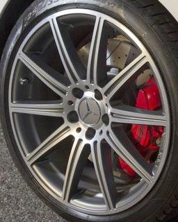 12-15 MERCEDES E63/E63S 19x9 AMG Thin Grooved 10 Spoke 212 CH A MC/GREY FRONT