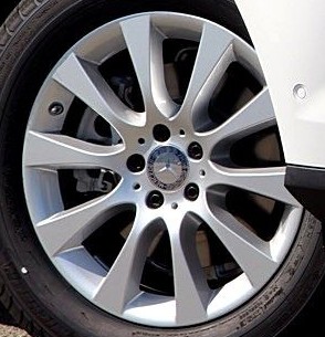 16-17 MERCEDES GLE300D/GLE350 18x8 Flared 10 Spoke 166 CHASSIS - SILVER