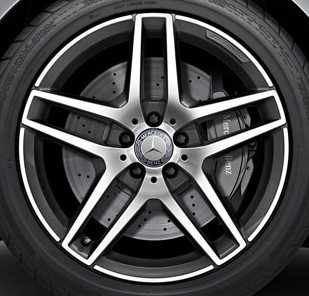 15-20 MERCEDES S400/S550/S560/S600 19x8.5 AMG Double 5 Spoke 222 CH - MACH/GREY FRONT 793