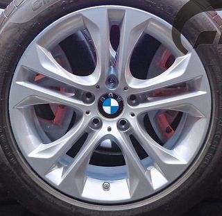 15-18 BMW X4 XDRIVE28I 18x8 Angular Flared 5 V-Spk, Hole in V SILVER, STYLE 605