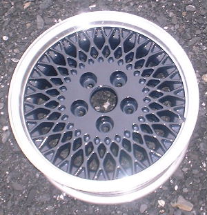 91-92 JEEP CHEROKEE LIMITED 15x7 Painted Mesh w Machined Lip BLUE