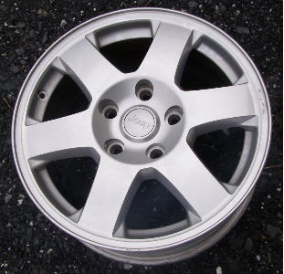 08-10 JEEP GRAND CHEROKEE LAREDO/LIMITED 17x7.5 Flat 6 Spoke w Flares at End A SILVER, WFS